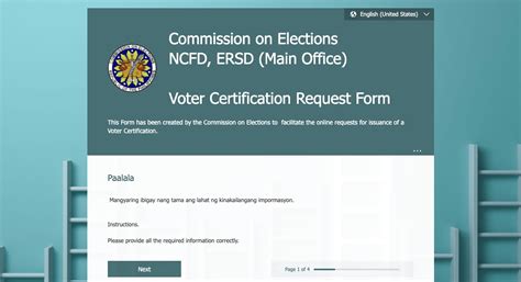 ersd comelec|Commission on Elections resumes issuance of voter's certification.